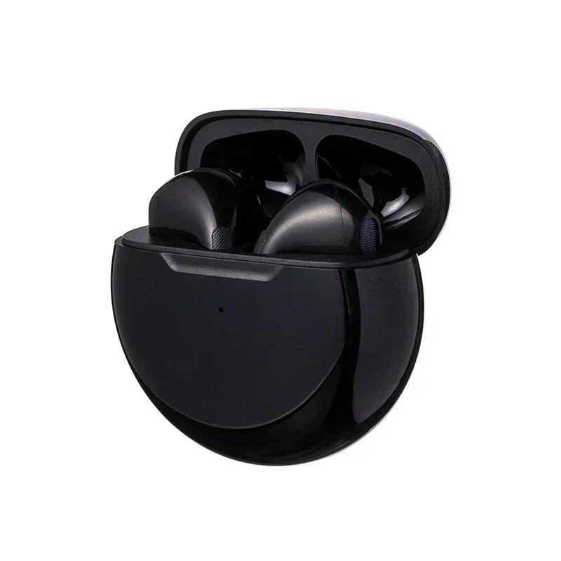 Pro 6 TWS Bluetooth Earbuds - Stereo Sound & Charging Case
