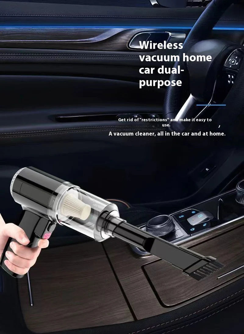 Handheld Car Wireless Vacuum Cleaner - Dry & Wet Use