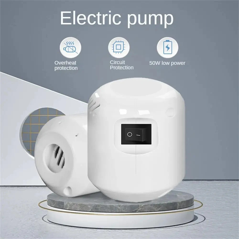 Mini Electric Vacuum Pump – Compression Sealer for Clothes & Food Storage Bags | Space-Saving Organizer